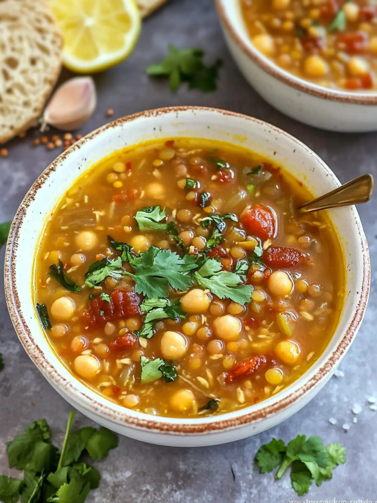 Hearty Chickpea & Lentil Soup for Cozy Nights In 3 Chickpea & Lentil Soup