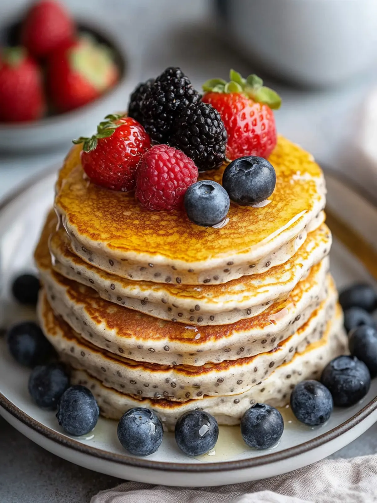 Deliciously Fluffy Chia Seed Pancakes for a Healthy Morning 2 Chia Seed Pancakes
