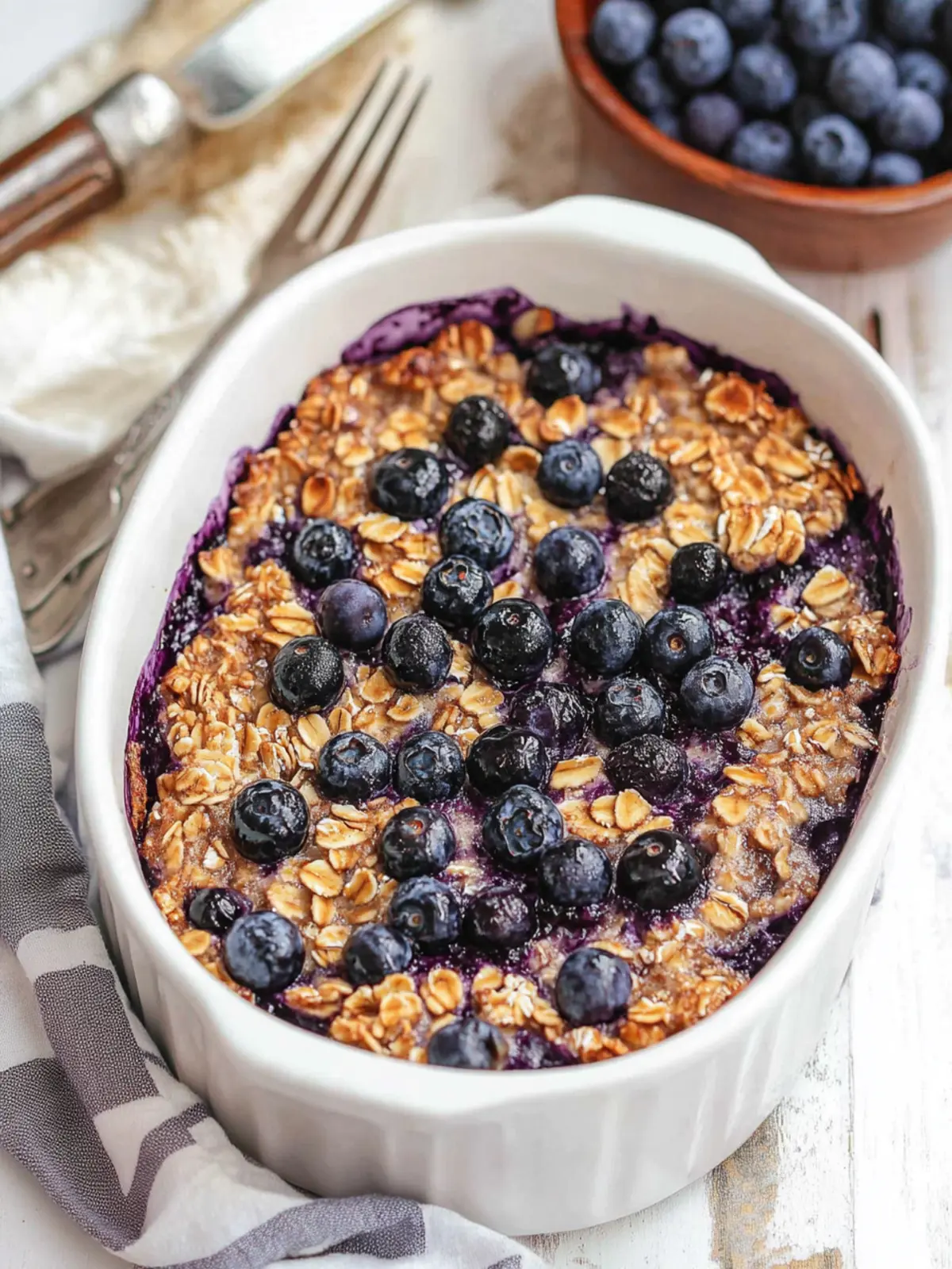 Delicious Blueberry Baked Oatmeal for Quick Morning Bliss 3 Blueberry Baked Oatmeal