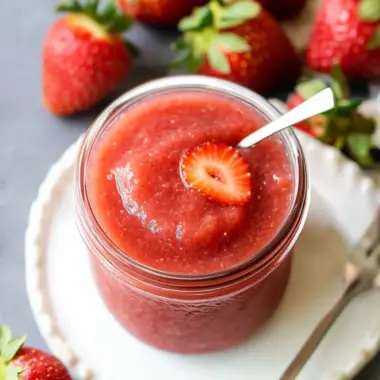 Deliciously Easy Homemade Strawberry Applesauce Recipe 9 Homemade Strawberry Applesauce