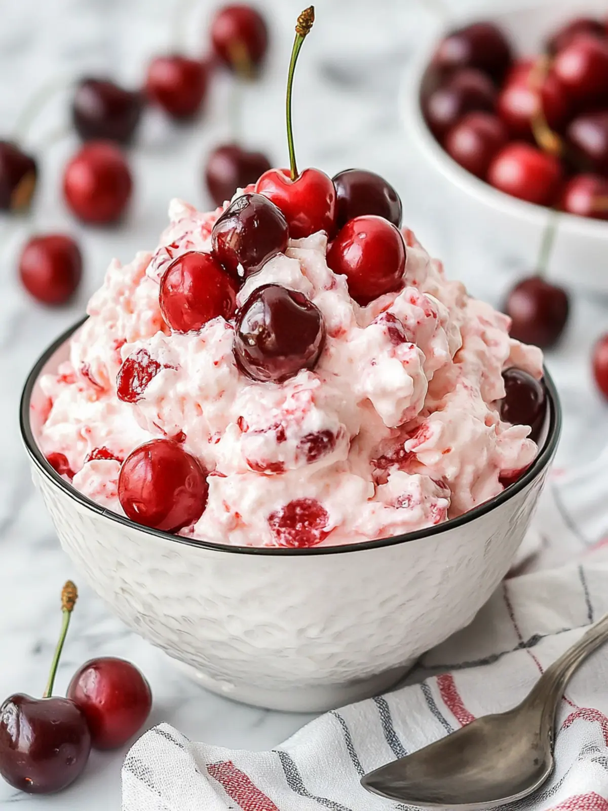 Irresistible Cherry Cheesecake Fluff for Effortless Indulgence 3 Cherry Cheesecake Fluff