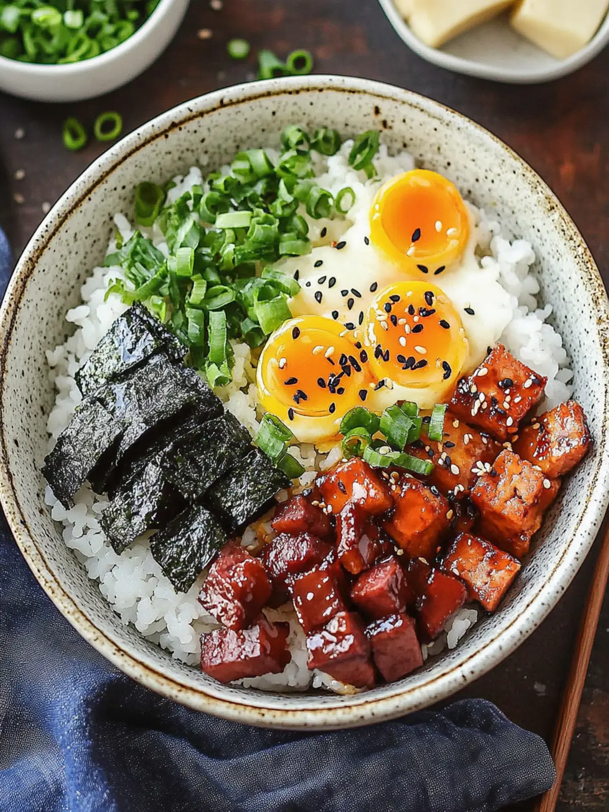 Delicious Spam Musubi Bowl for a Fun Homemade Meal 5 Spam Musubi Bowl