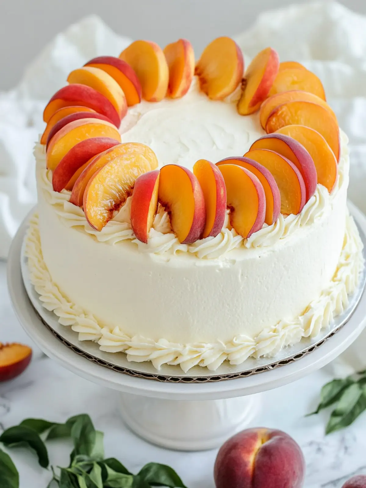 Irresistible Peaches and Cream Layer Cake to Savor Today 5 Peaches and Cream Layer Cake