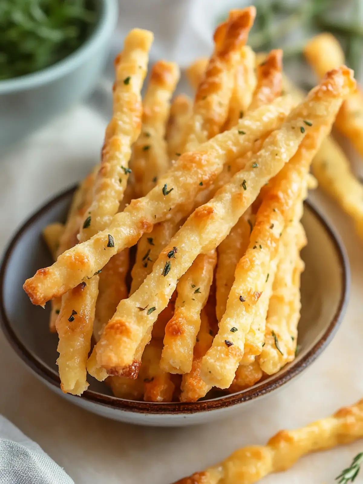 Cheddar & Herb Cheese Straws That Elevate Any Snack Time 5 Cheddar & Herb Cheese Straws