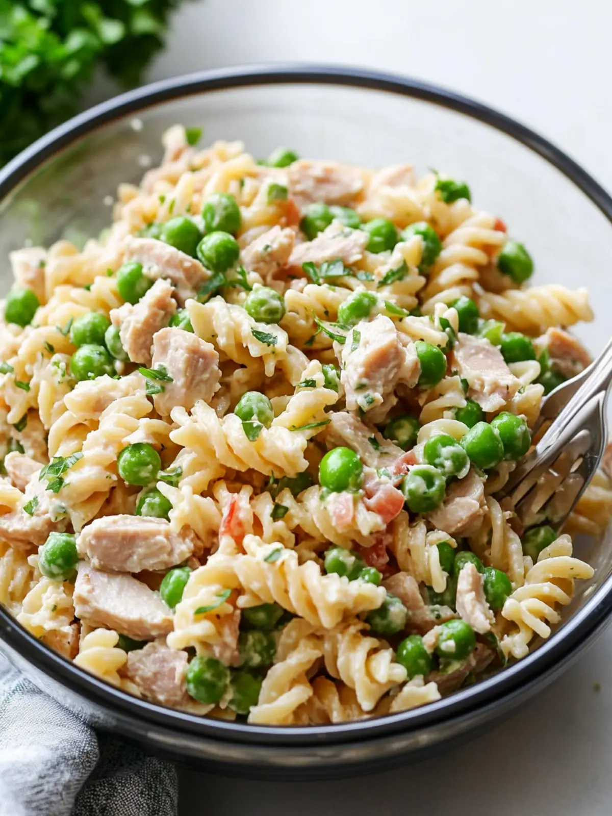 Delicious Healthy Tuna Pasta Salad with Peas in 30 Minutes 4 Healthy Tuna Pasta Salad with Peas