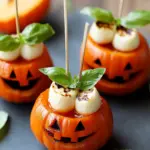Delicious Jack-O’-Lantern Caprese Skewers for Your Party 13 Jack-O’-Lantern Caprese Skewers