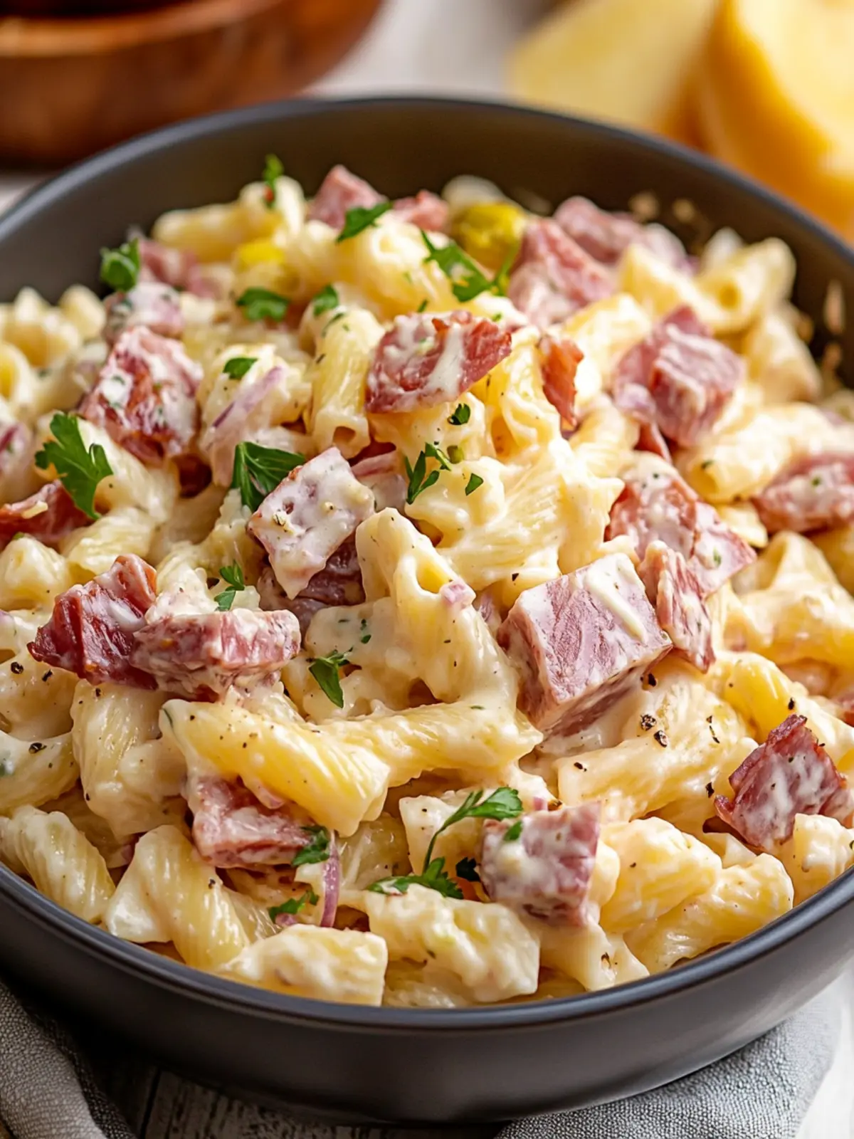 Delicious Reuben Pasta Salad: A Twist on a Classic Favorite 2 Reuben Pasta Salad