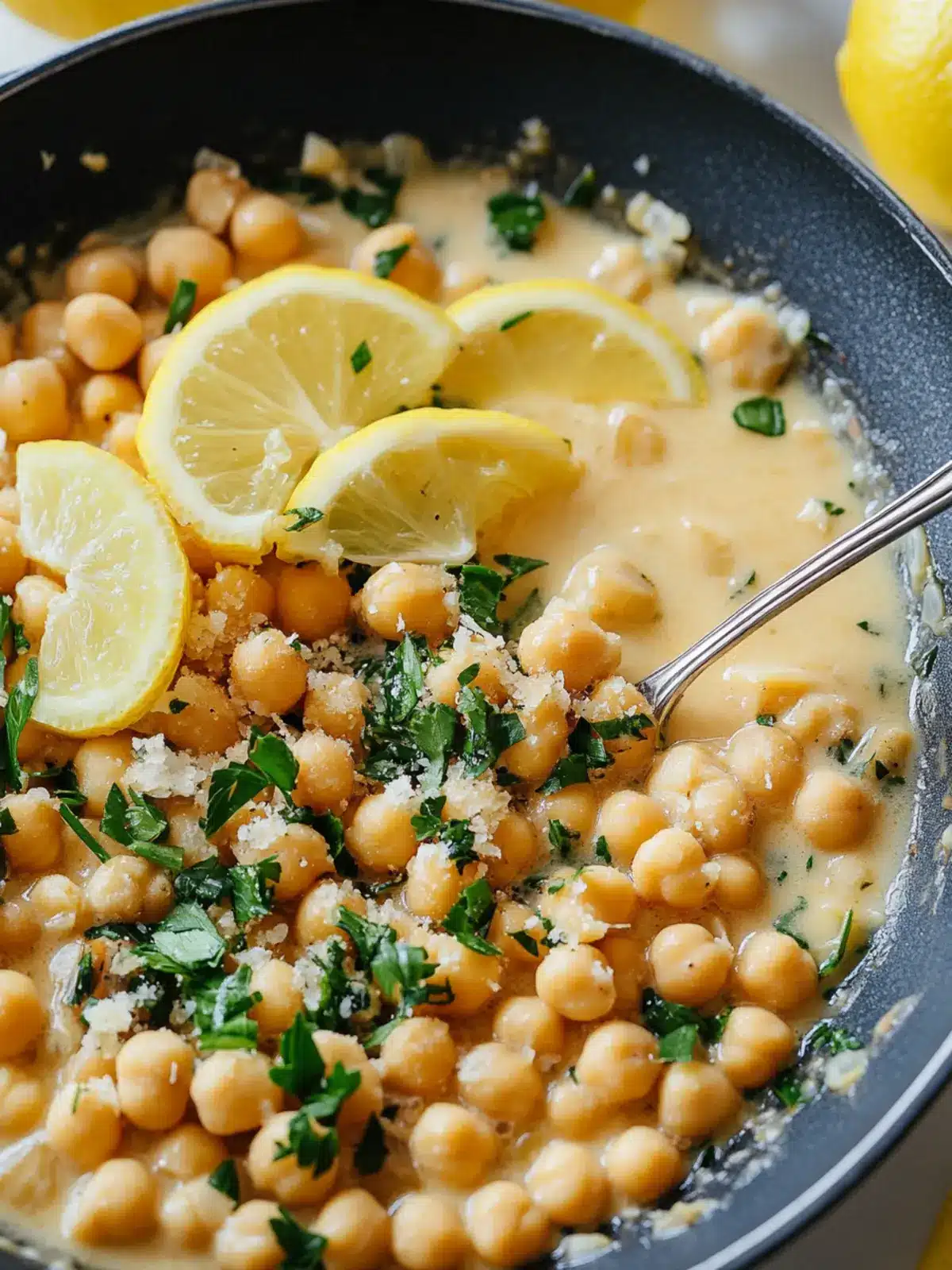 Savor the Brightness of Chickpea Lemon Skillet Delight 4 Chickpea Lemon Skillet