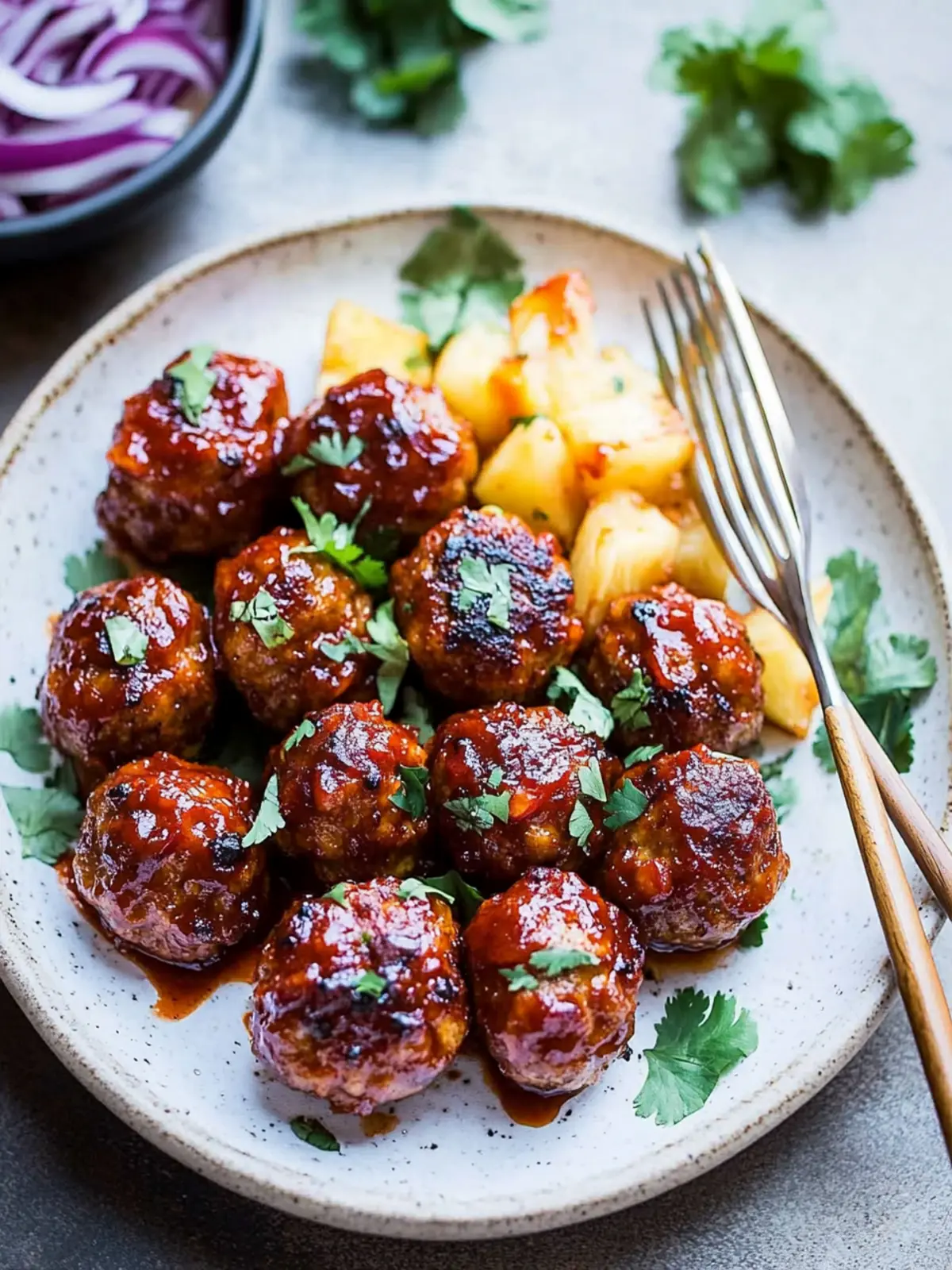 Pineapple BBQ Meatballs: A Tropical Twist on Dinner Delight 2 Pineapple BBQ Meatballs