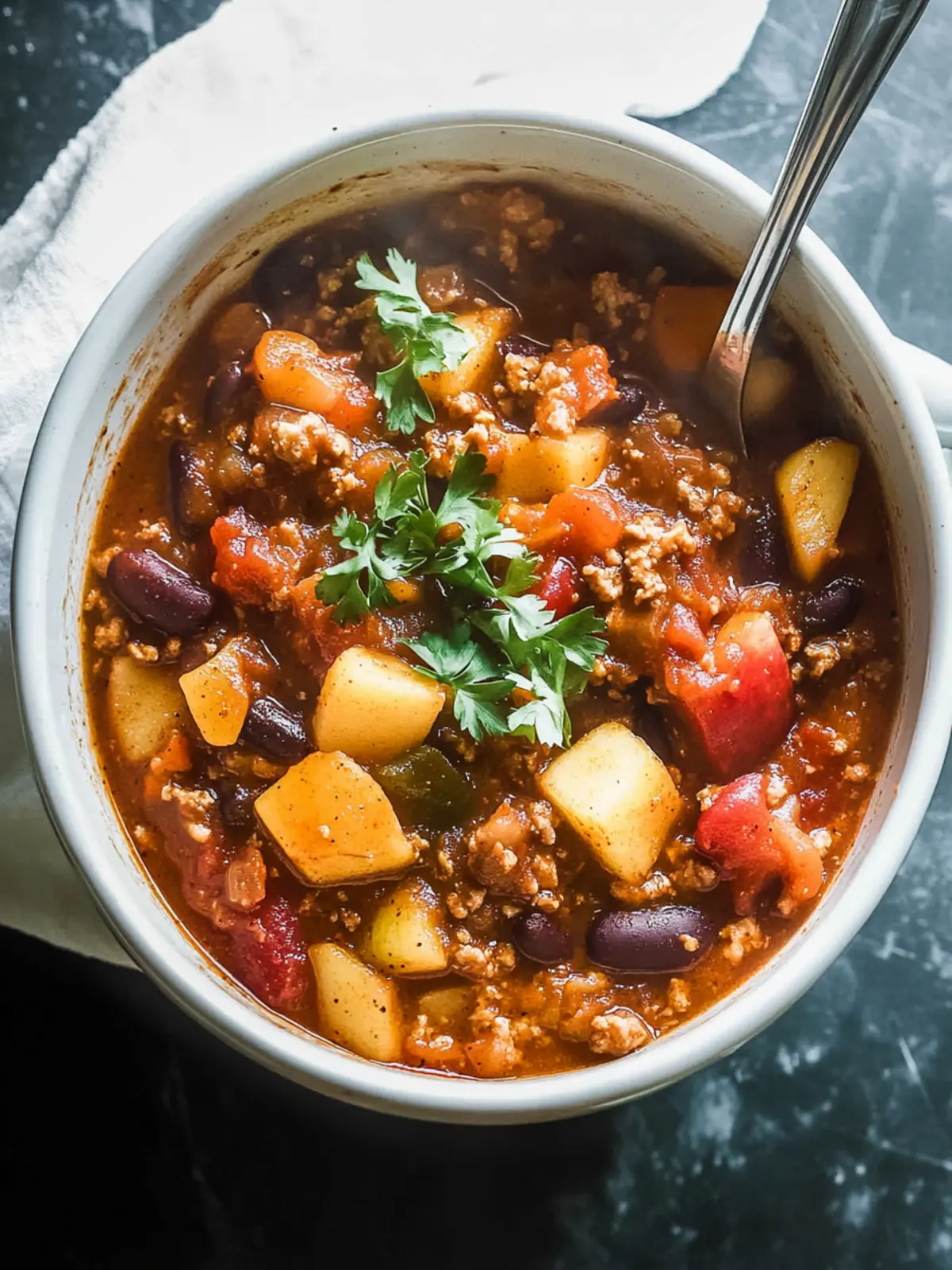Savory Turkey Apple Chili: Your Cozy Fall Comfort Food 5 Turkey Apple Chili
