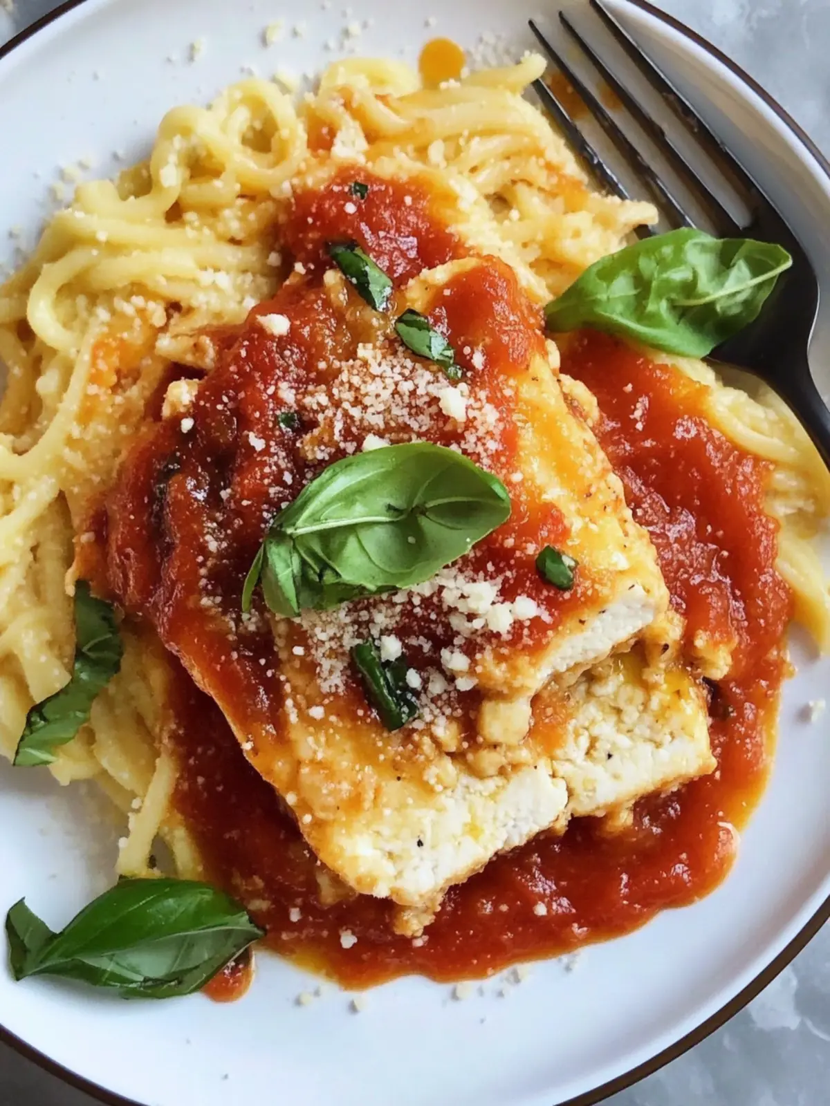 Savor the Crunch: Irresistible Baked Tofu Parmesan Delight 4 Baked Tofu Parmesan
