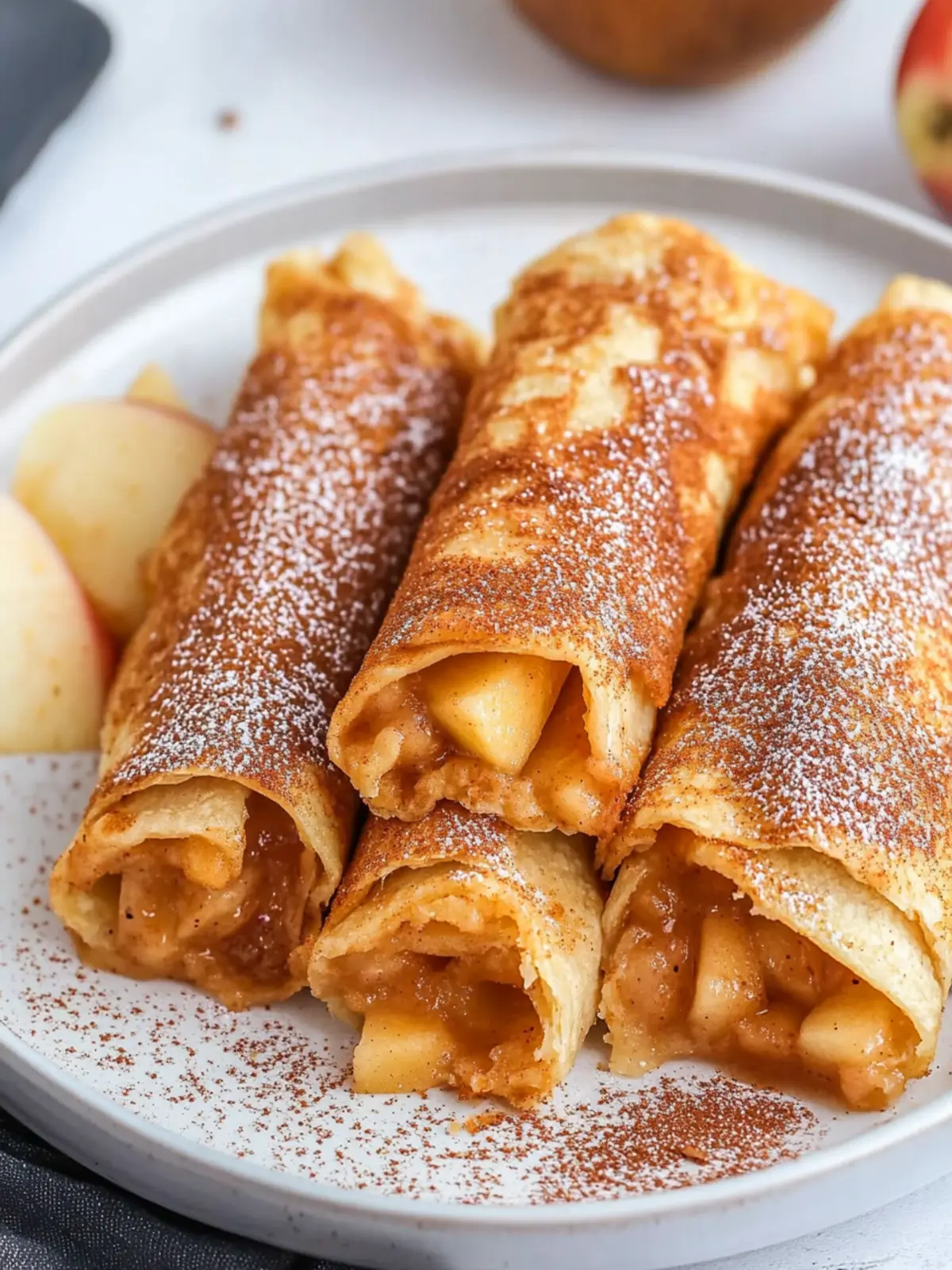 Delicious Air Fryer Apple Pie Taquitos with a Crispy Twist 2 Air Fryer Apple Pie Taquitos