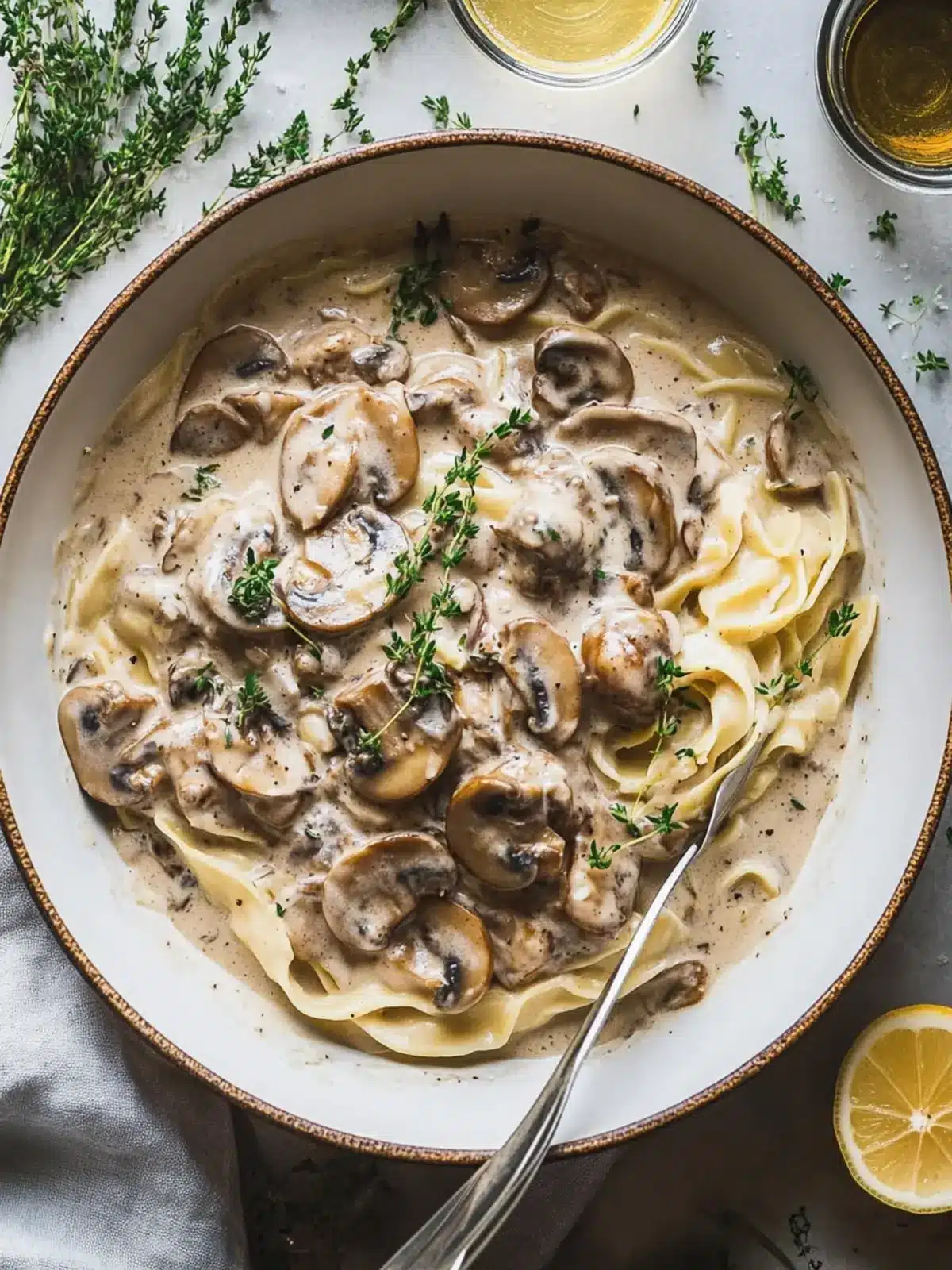 Mushroom and Butter Bean Stroganoff: Comfort in Every Bite 4 Mushroom and Butter Bean Stroganoff