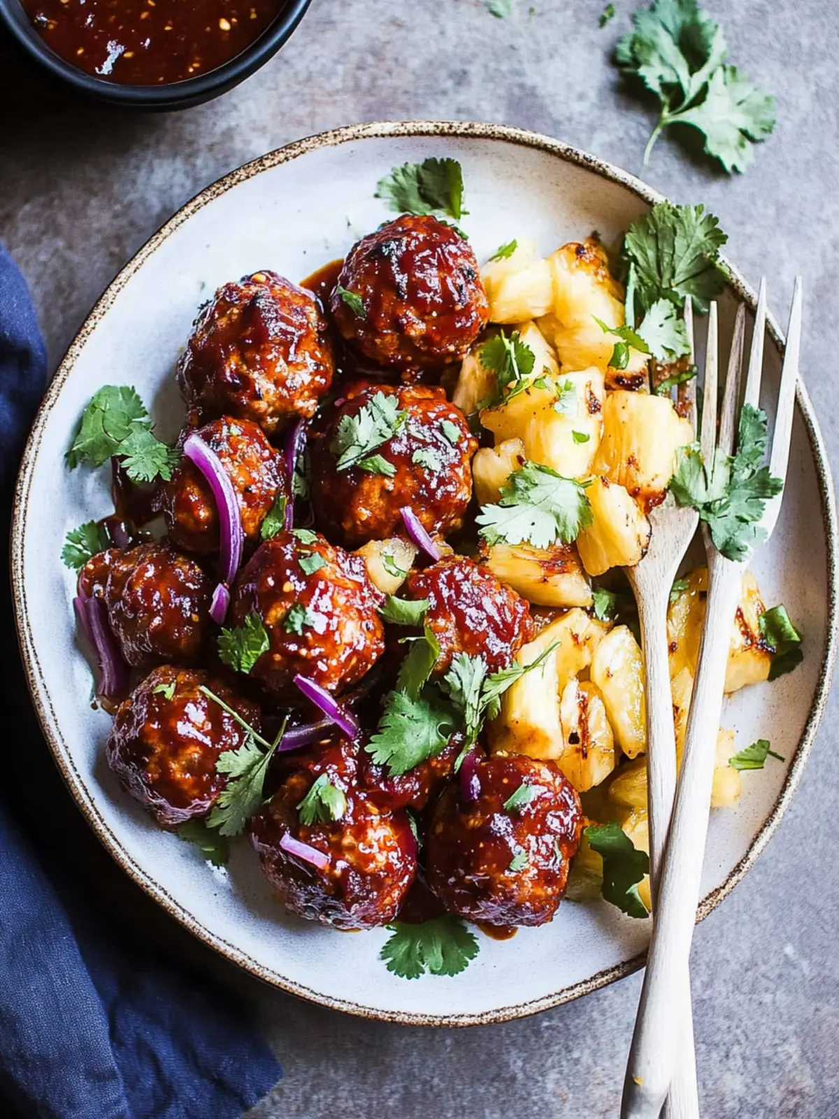 Pineapple BBQ Meatballs: A Tropical Twist on Dinner Delight 3 Pineapple BBQ Meatballs