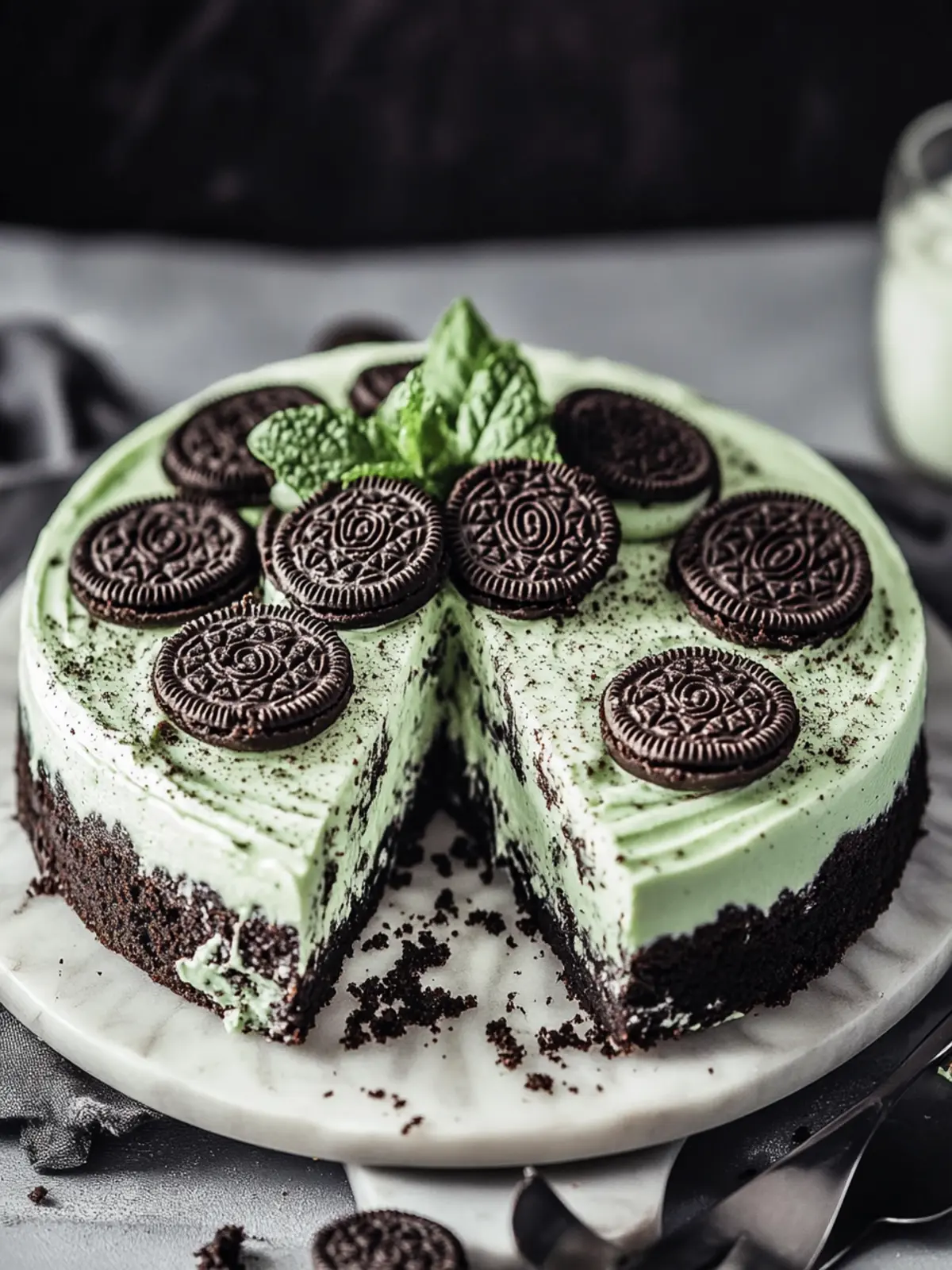 Decadent Mint Oreo Cheesecake That’ll Wow Your Guests 5 Mint Oreo Cheesecake