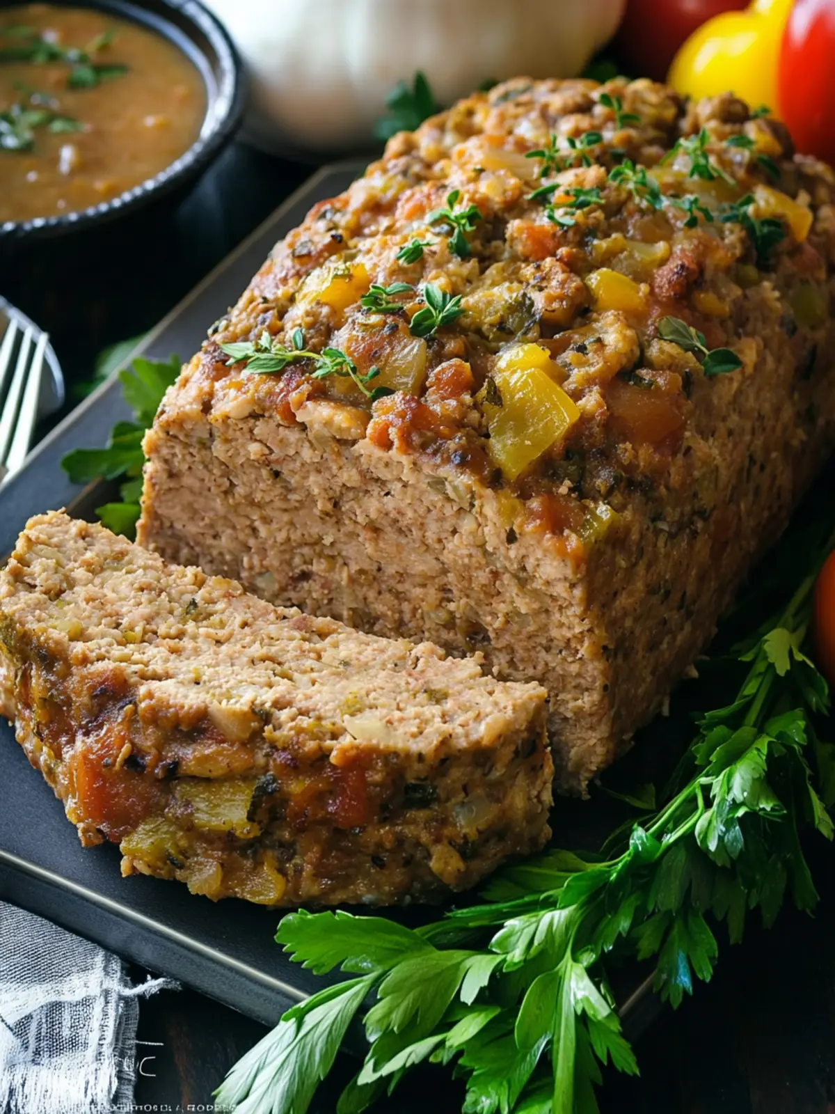 Savory Turkey Stuffing Meatloaf: Comfort Food Delight 2 Turkey Stuffing Meatloaf