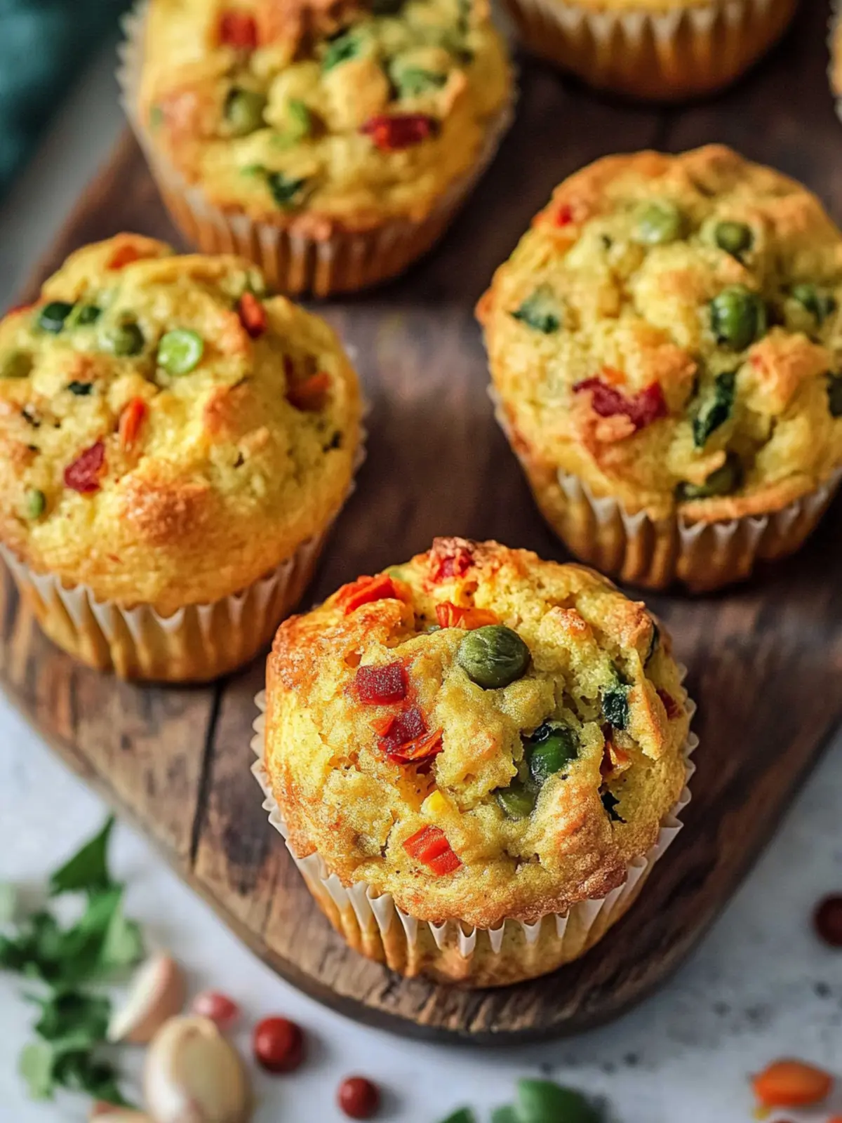 Savory Vegan Muffins Loaded with Fresh Veggies and Flavor 3 Vegan Savoury Muffins