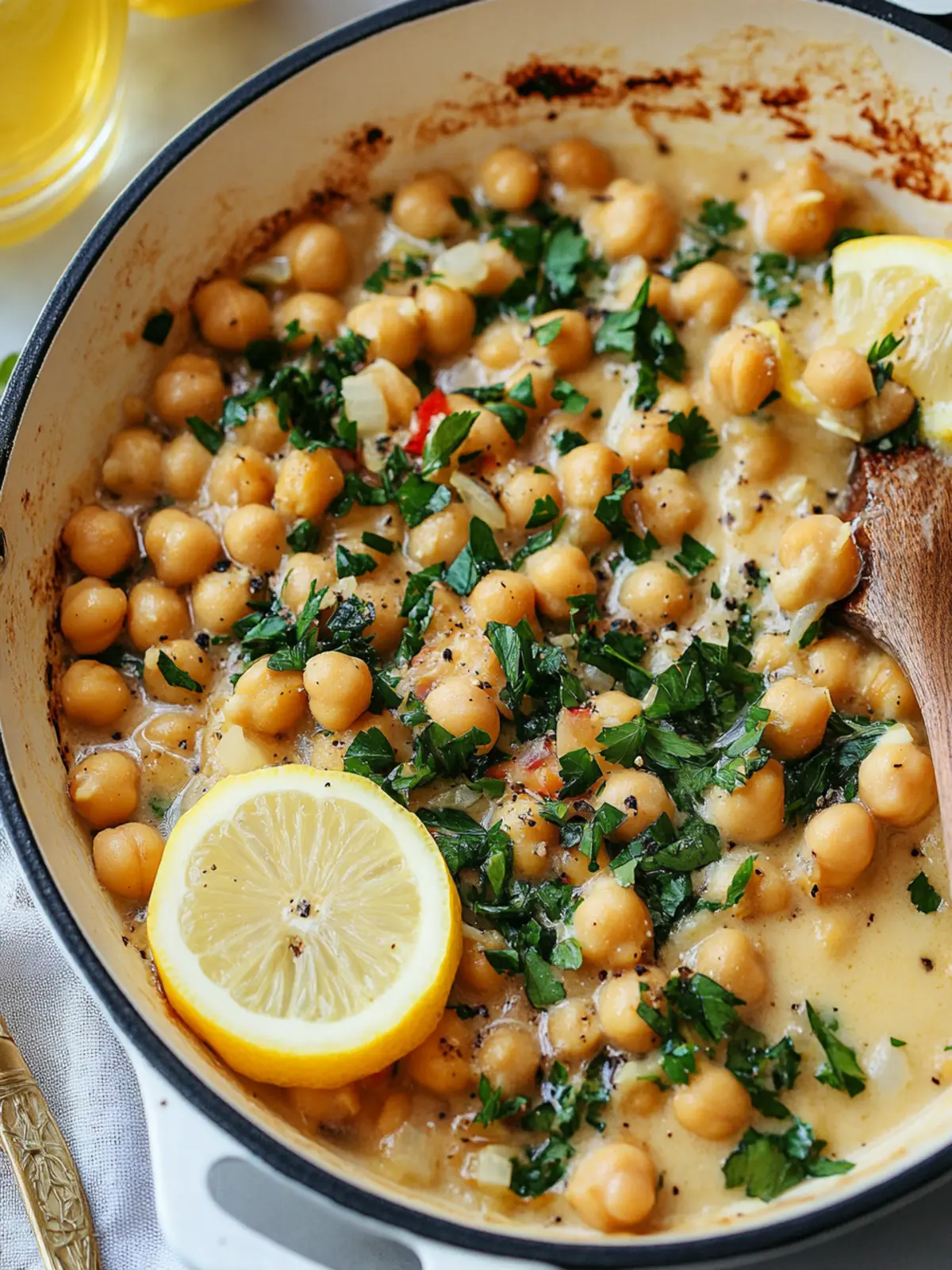 Savor the Brightness of Chickpea Lemon Skillet Delight 2 Chickpea Lemon Skillet