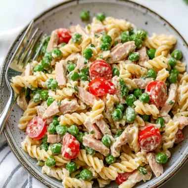 Delicious Healthy Tuna Pasta Salad with Peas in 30 Minutes 9 Healthy Tuna Pasta Salad with Peas