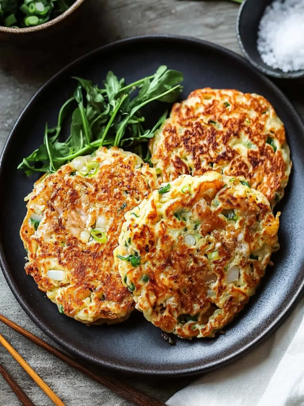 Delicious Korean Tuna Pancakes: Quick & Easy Dinner Delight 2 Korean Tuna Pancakes