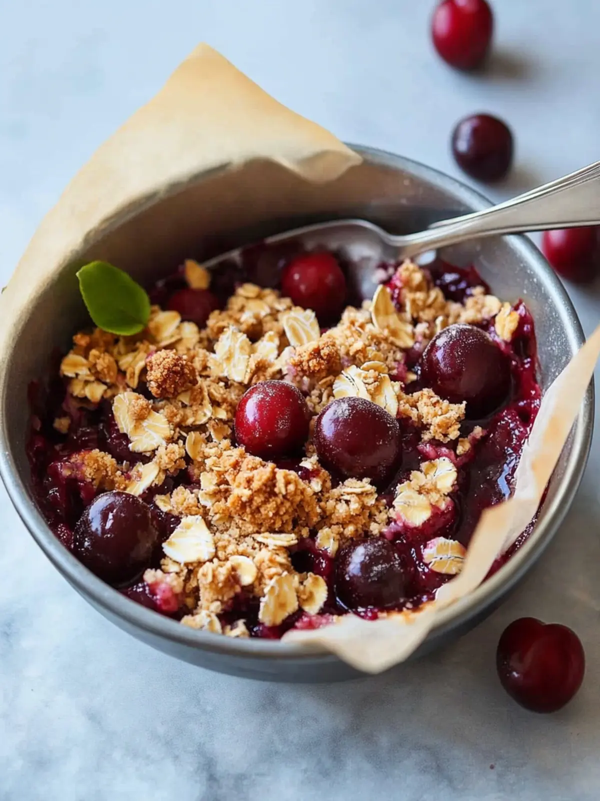 Irresistible Cherry Crumble With Oats for Cozy Mornings 5 Cherry Crumble With Oats