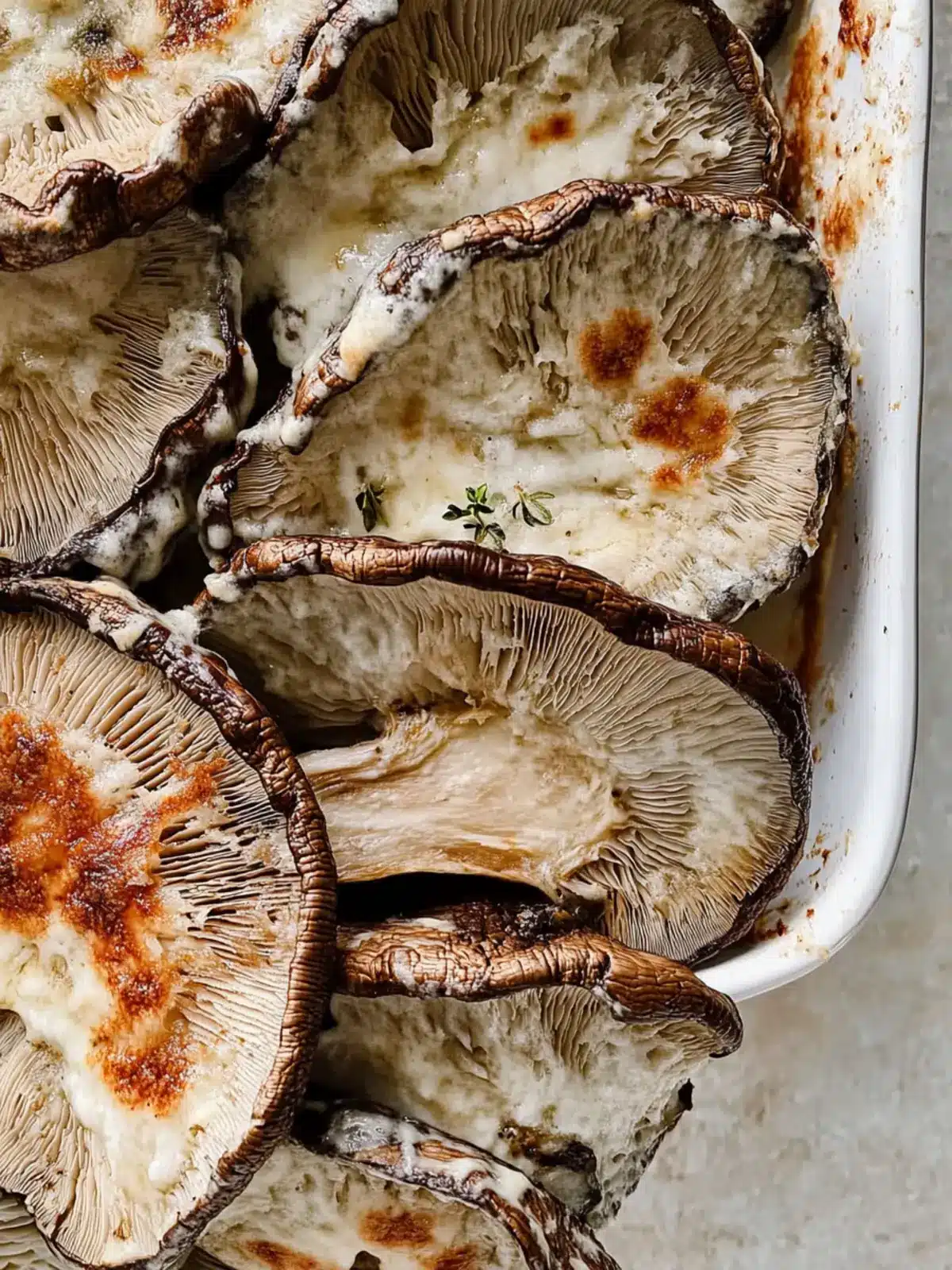 Decadent Scalloped Portobello Mushrooms Your New Favorite Dish 3 Scalloped Portobello Mushrooms