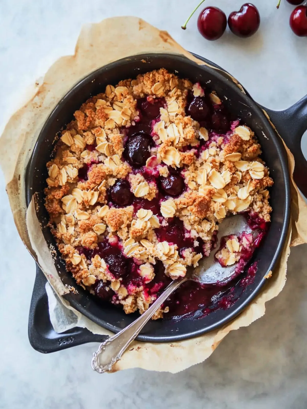 Irresistible Cherry Crumble With Oats for Cozy Mornings 4 Cherry Crumble With Oats