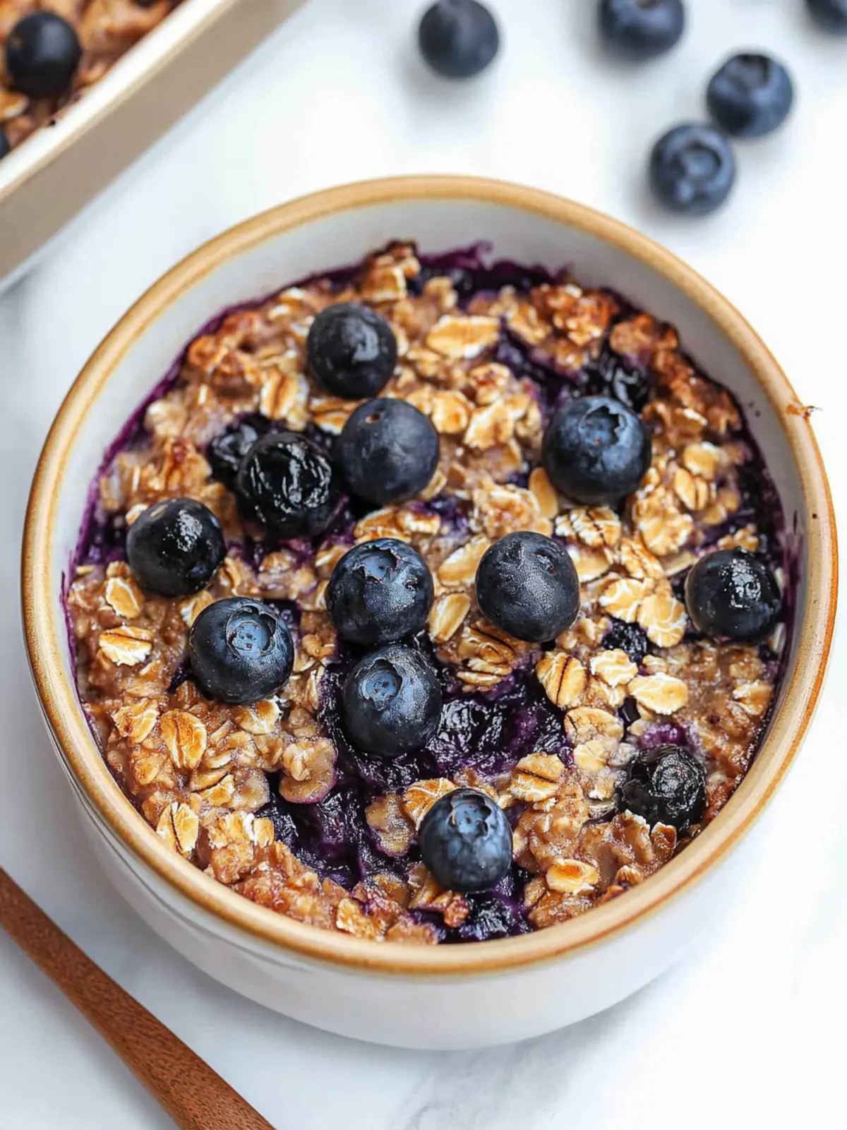 Delicious Blueberry Baked Oatmeal for Quick Morning Bliss 4 Blueberry Baked Oatmeal