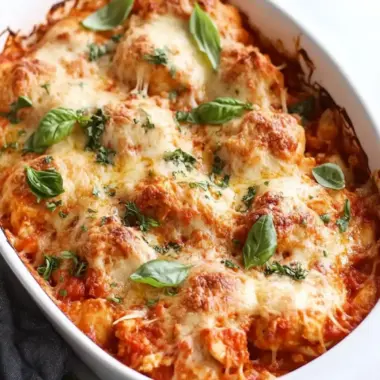 Skinny Chicken Parmesan Casserole Your New Family Favorite 9 Skinny Chicken Parmesan Casserole