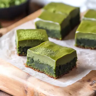 Decadent Matcha Mochi Brownies w/ Matcha Ganache Bliss 9 Matcha Mochi Brownies w/ Matcha Ganache