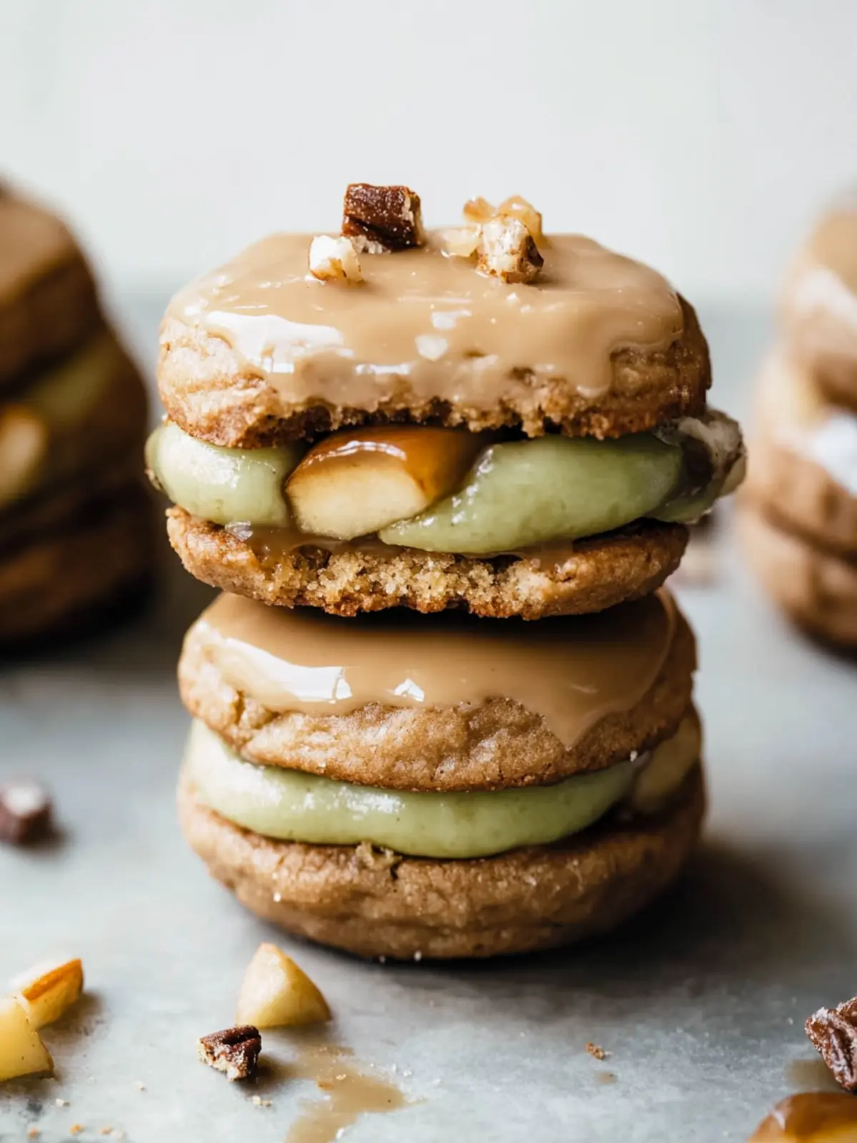 Irresistible Caramel Apple Sandwich Cookies You'll Love 3 Caramel Apple Sandwich Cookies