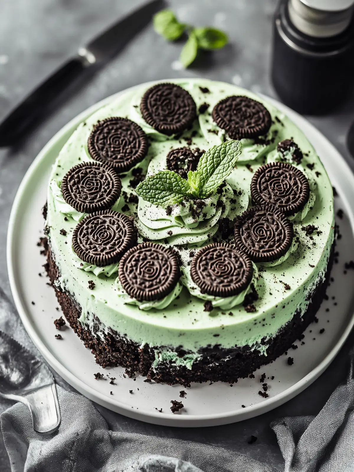 Decadent Mint Oreo Cheesecake That’ll Wow Your Guests 4 Mint Oreo Cheesecake