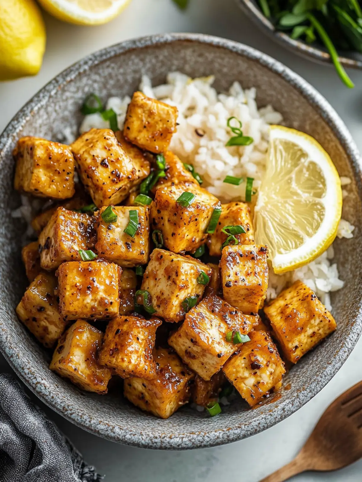 Zesty Lemon Pepper Tofu: A Crispy Vegan Delight! 5 Lemon Pepper Tofu