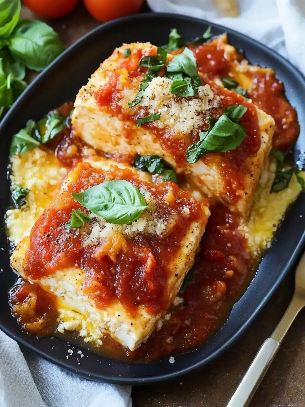 Savor the Crunch: Irresistible Baked Tofu Parmesan Delight 3 Baked Tofu Parmesan