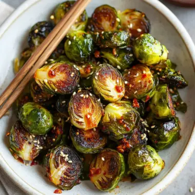Spicy Gochujang Brussels Sprouts: A Flavor Bomb Delight 10 Gochujang Brussels Sprouts