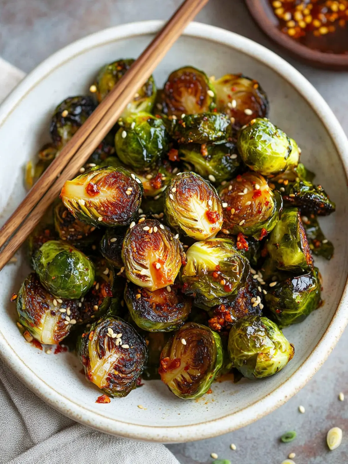 Spicy Gochujang Brussels Sprouts: A Flavor Bomb Delight 5 Gochujang Brussels Sprouts