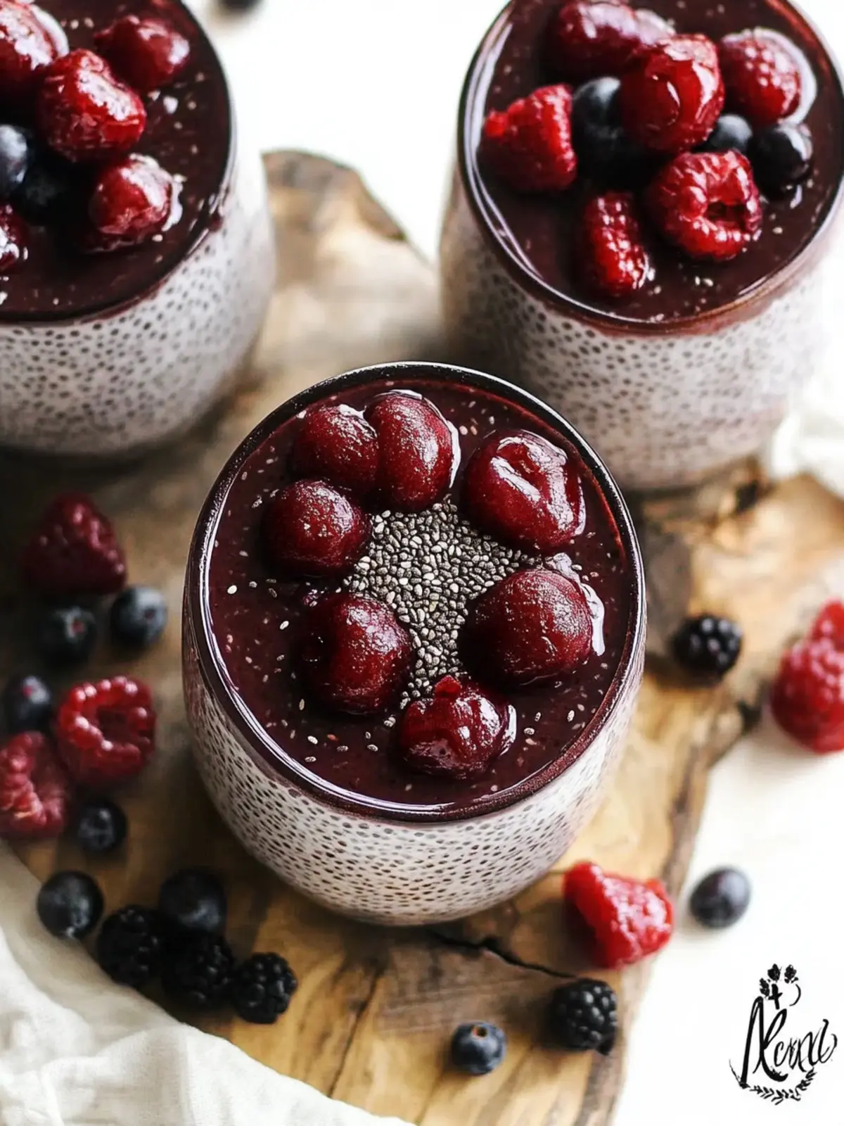 Indulge in Black Forest Chia Seed Pudding Bliss Today 2 Black Forest Chia Seed Pudding