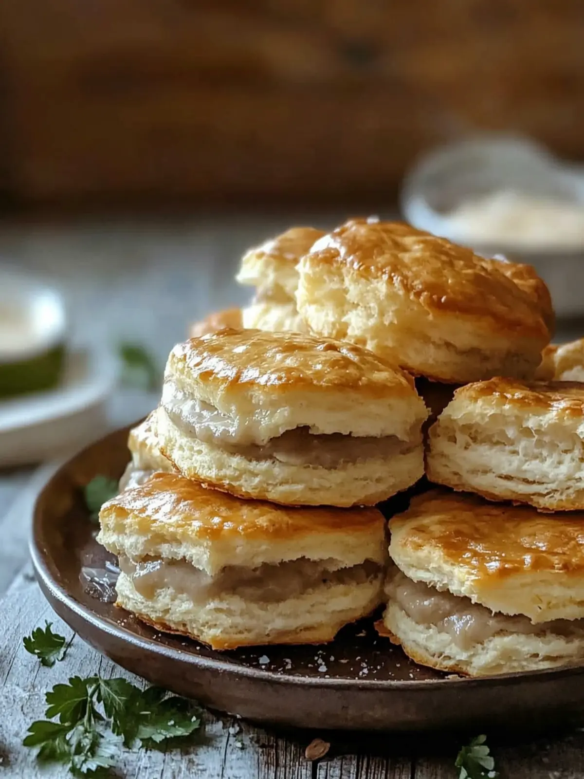 Savory French Dip Biscuits Perfect for Comfort Food Lovers 2 French Dip Biscuits