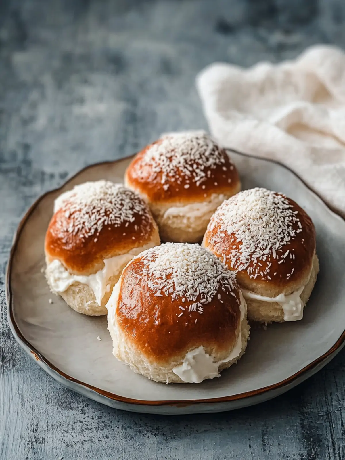 Delicious Coconut Cream Buns That Will Brighten Your Day 3 Coconut Cream Buns