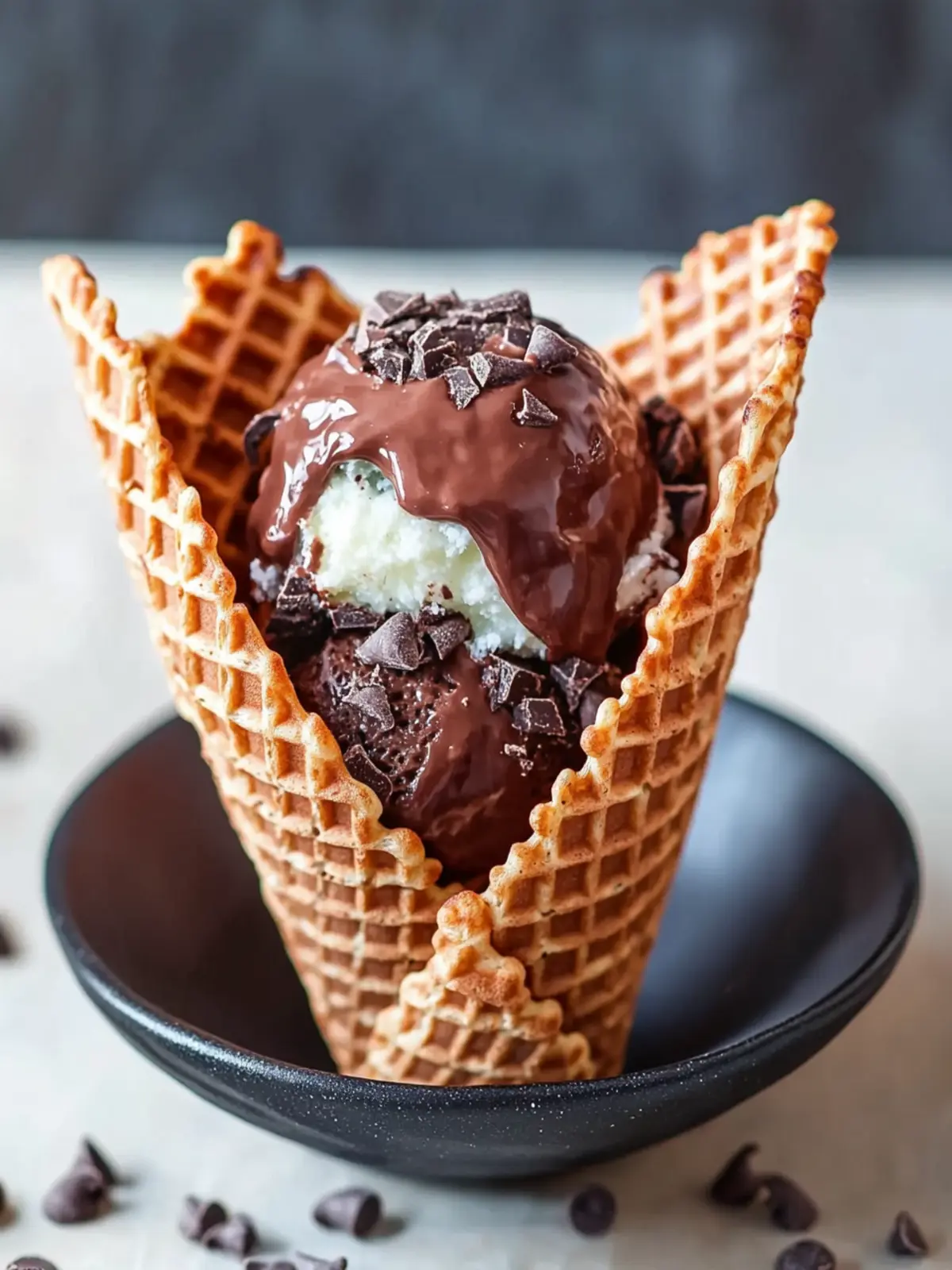 Irresistible Gluten Free Chocolate Waffle Cones You’ll Love 4 Gluten Free Chocolate Waffle Cones