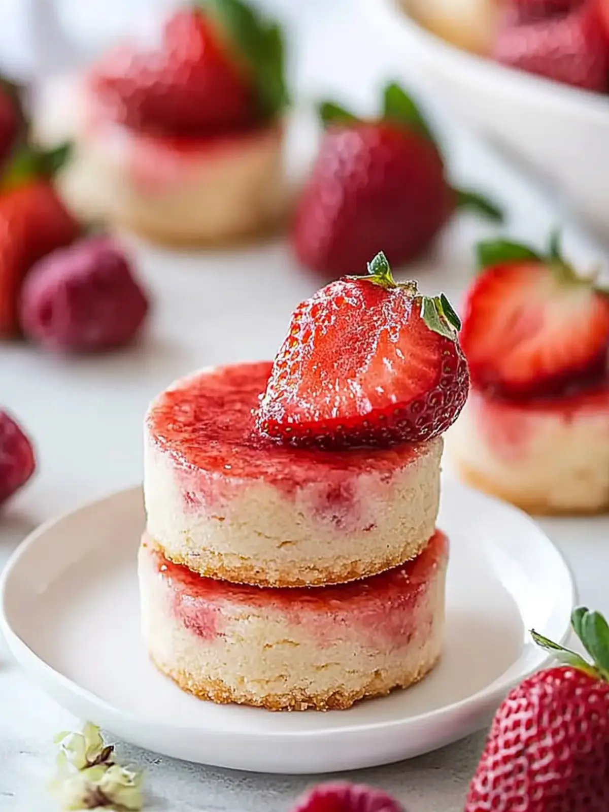 Irresistible Strawberry Cheesecake Shortbreads You'll Love 2 Strawberry Cheesecake Shortbreads