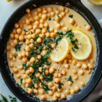 Savor the Brightness of Chickpea Lemon Skillet Delight 81 Chickpea Lemon Skillet