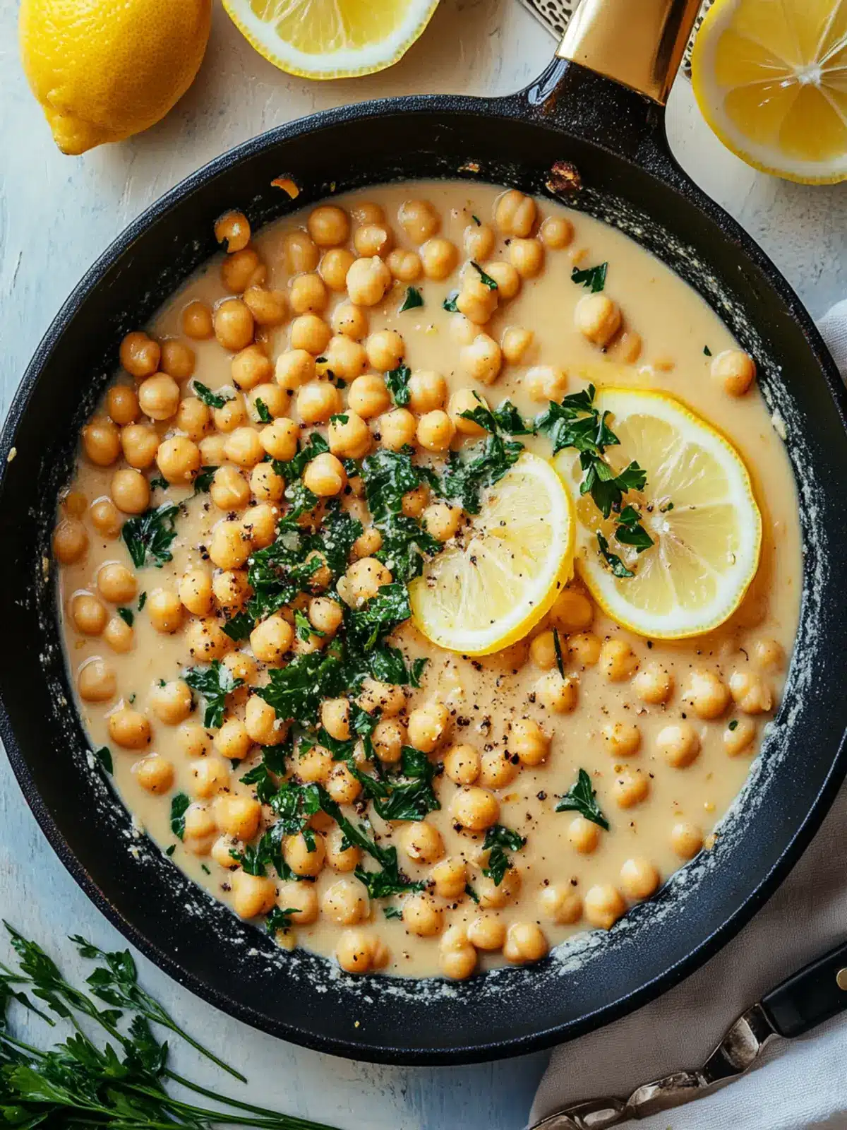 Savor the Brightness of Chickpea Lemon Skillet Delight 5 Chickpea Lemon Skillet