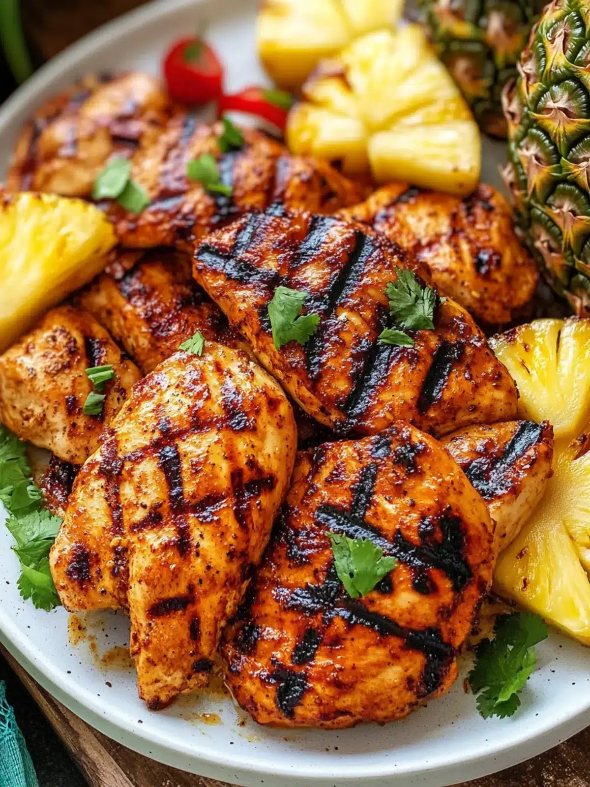 Grilled Aloha Chicken and Pineapple: A Tropical Feast Tonight 5 Grilled Aloha Chicken and Pineapple