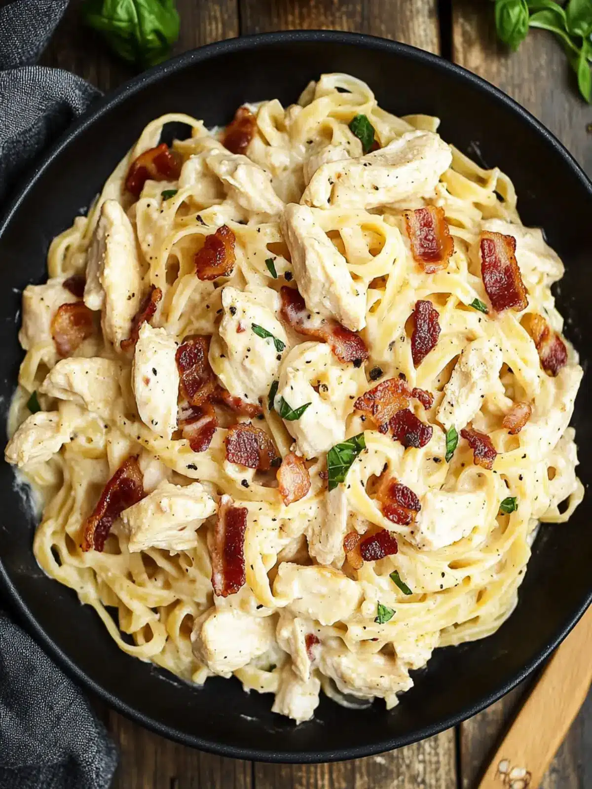 Creamy Dreamy Cream Cheese Bacon Chicken Pasta Recipe 5 Cream Cheese Bacon Chicken Pasta