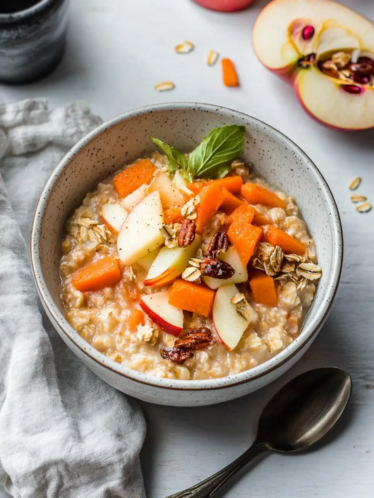 Delicious Apple Carrot Oatmeal for a Cozy Breakfast Delight 2 Apple Carrot Oatmeal