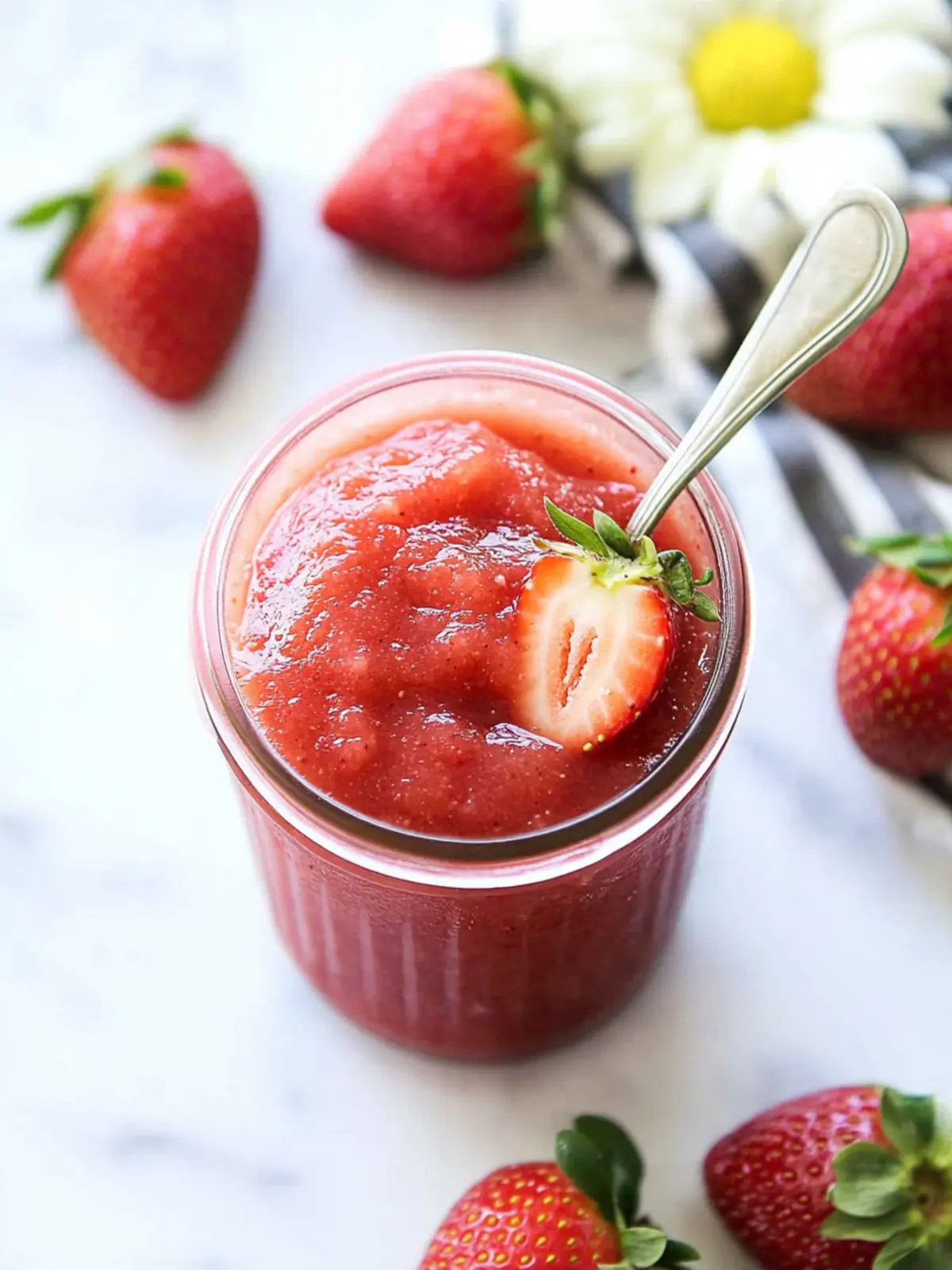 Deliciously Easy Homemade Strawberry Applesauce Recipe 2 Homemade Strawberry Applesauce