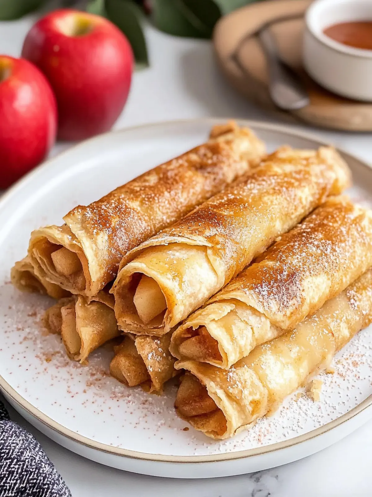 Delicious Air Fryer Apple Pie Taquitos with a Crispy Twist 4 Air Fryer Apple Pie Taquitos