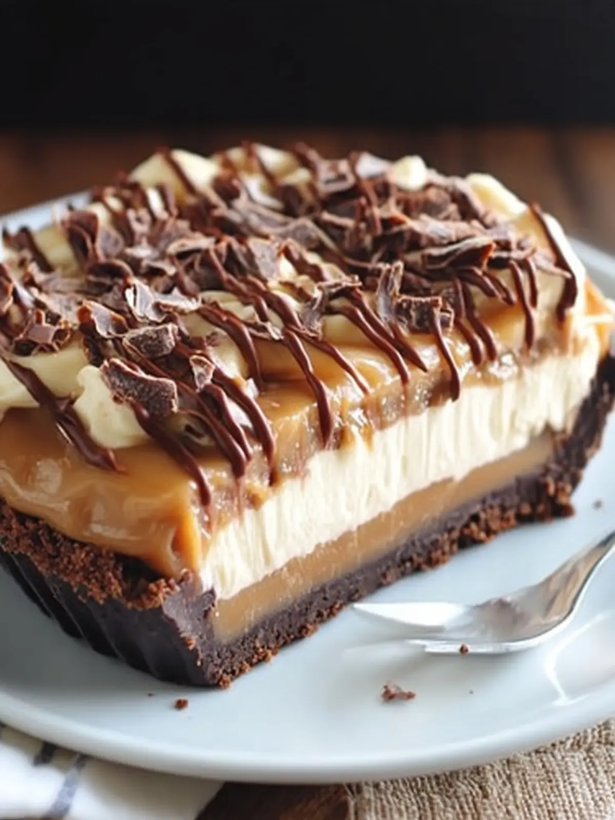 Decadent Chocolate Peanut Butter Caramel Mousse Pie Bliss 5 Chocolate Peanut Butter Caramel Mousse Pie