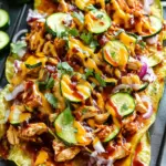 Irresistible Cheesy BBQ Chicken Zucchini Nachos You’ll Love 85 Cheesy BBQ Chicken Zucchini Nachos